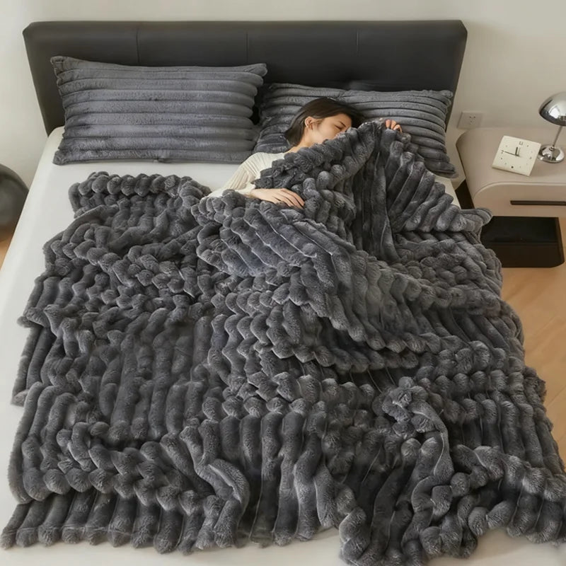 Soft Fluffy Throw Blanket