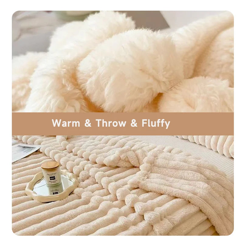 Soft Fluffy Throw Blanket